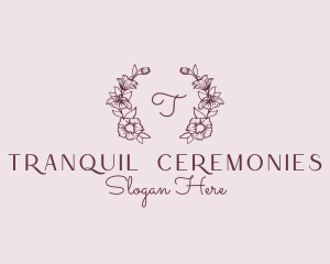 Floral Wreath Feminine Florist logo