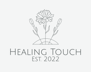 Floral Acupuncture Needle logo