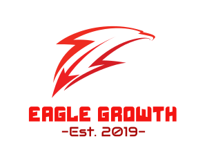 Bolt Arrow Eagle logo design