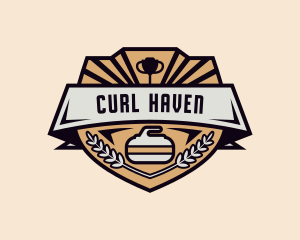 Curling Tournament Championship logo design