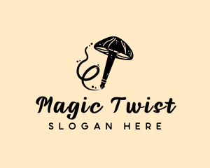 Magic Mushroom Pen logo design