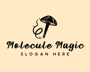 Magic Mushroom Pen logo design