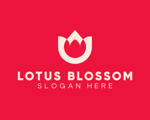 Generic Tulip Lotus logo design