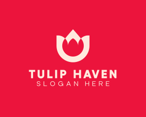 Generic Tulip Lotus logo design