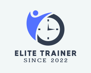 Personal Trainer Clock logo