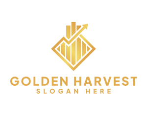 Golden Finance Trading logo design