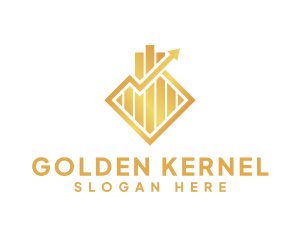 Golden Finance Trading logo design