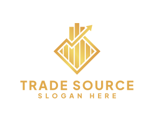 Golden Finance Trading logo design