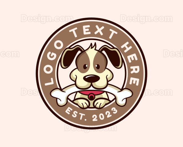 Dog Grooming Veterinary Logo