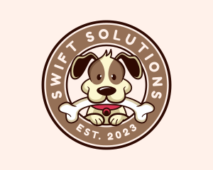 Dog Grooming Veterinary Logo