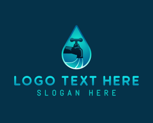 Water Droplet Plumbing logo