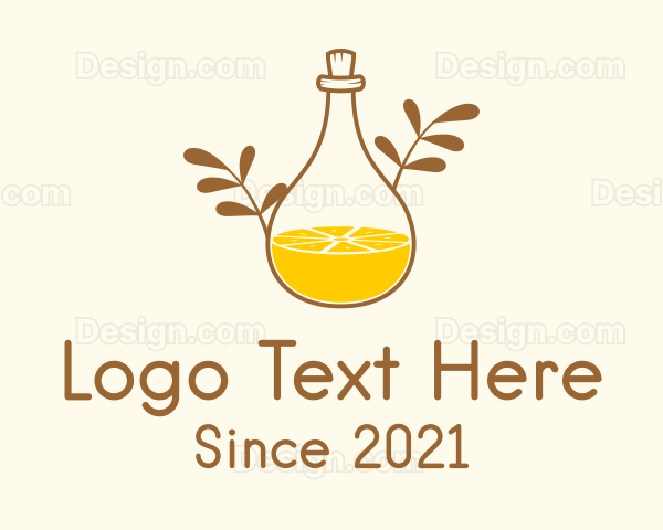 Lemon Citrus Drink Logo