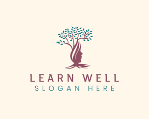 Woman Tree Wellness logo design