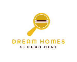 Burger Magnifying Glass logo