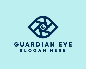 Eye Camera Shutter logo design