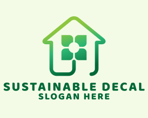 Sustainable Flower House logo design