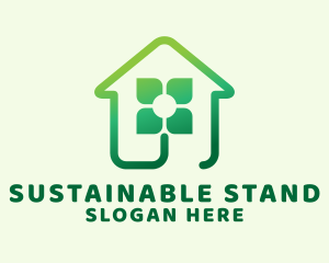 Sustainable Flower House logo design