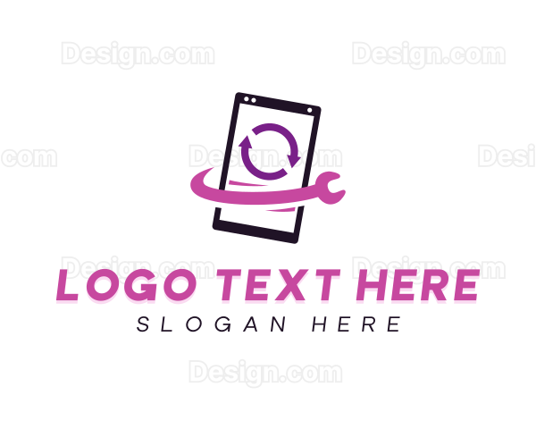 Smartphone App Repair Logo