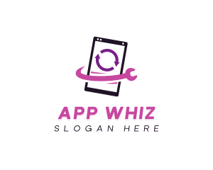 Smartphone App Repair  logo design