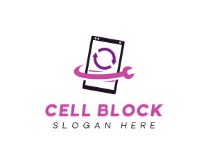 Smartphone App Repair  logo design