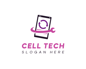 Smartphone App Repair  logo design