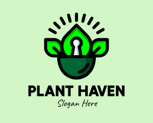 Eco Planting Security logo design