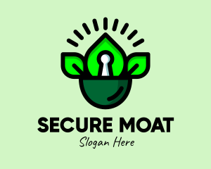 Eco Planting Security logo design