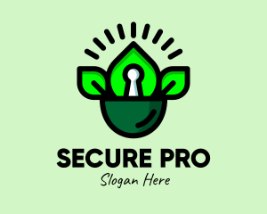 Eco Planting Security logo design