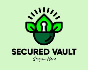 Eco Planting Security logo design