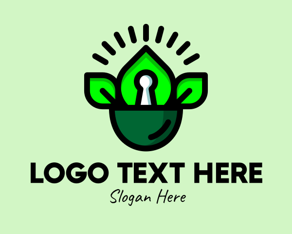 House Plant logo example 3