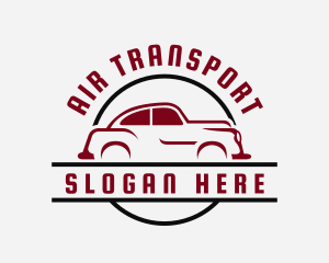 Retro Car Transportation logo design