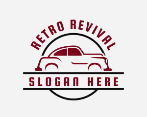 Retro Car Transportation logo design