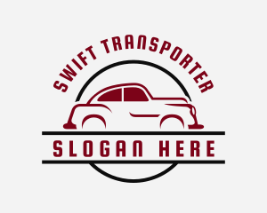 Retro Car Transportation logo design