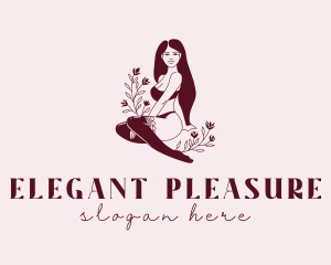 Sexy Adult Entertainer Woman logo