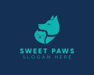 Cute Pet Shop logo design