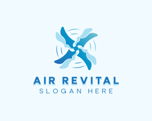 Air Conditioning Ventilation logo design