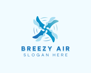 Air Conditioning Ventilation logo design