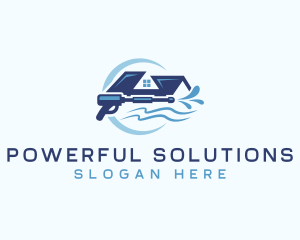 Pressure Wash Cleaner logo design