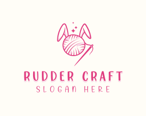 Bunny Yarn Crochet logo design