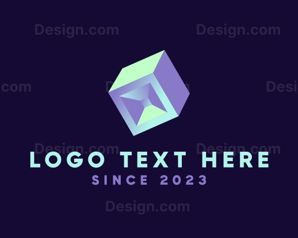 3D Cube Technology Logo