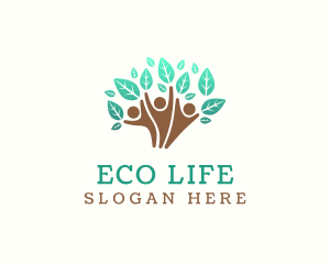 Eco Tree People logo design