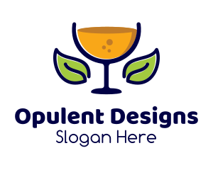 Organic Fruit Juice  Logo