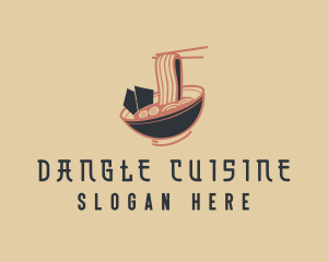 Retro Ramen Restaurant logo design