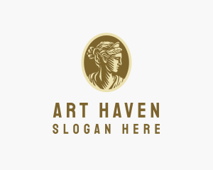 Ancient Goddess Portrait  logo