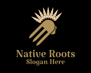 Native American Fork  logo