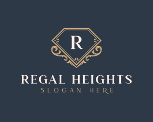 Diamond Regal Shield logo design