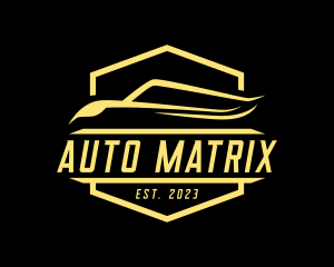 Auto Garage Emblem logo design