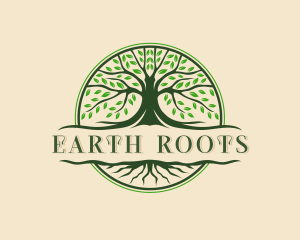 Tree Roots Wellness logo design