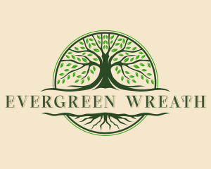 Tree Roots Wellness logo design