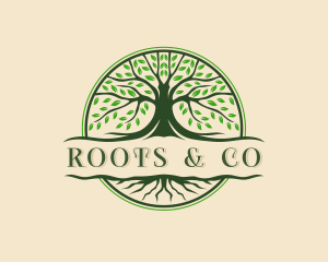 Tree Roots Wellness logo design